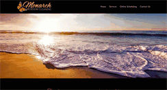 Desktop Screenshot of monarchwindowcleaning.com